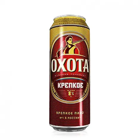 ОХОТА КРЕПКОЕ 8.1 % 0,5L